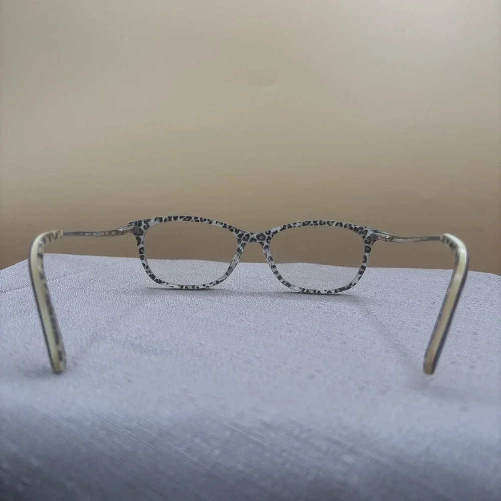 Bebe BB5101 Tortoise Leopard Print Cat Eye Eyeglass Frames 135mm Brown White
